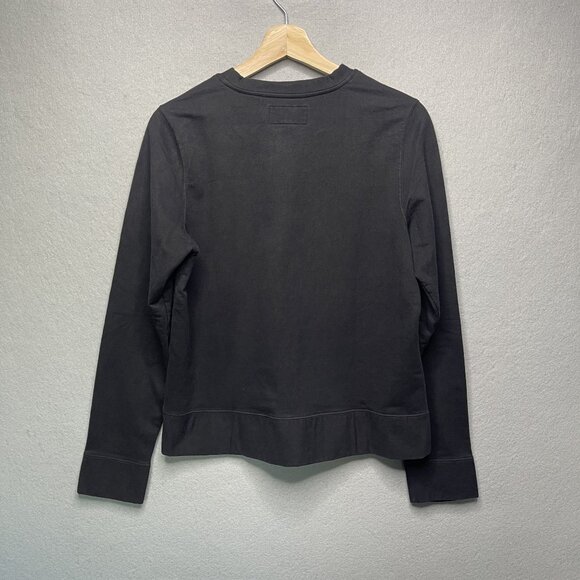 RLX Polo Sport Womens Black Crewneck Sweatshirt M Long Sleeve Vintage - Picture 4 of 5